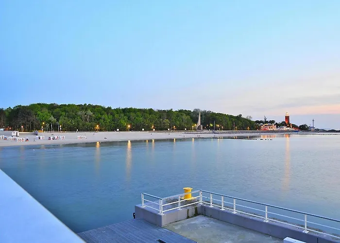 By The River, Sauna Included Apartment Kolberg